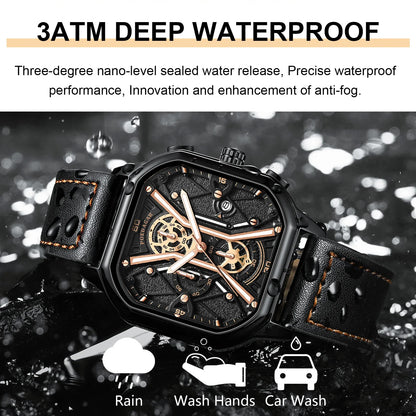 Trendy Skull Chronograph Watch