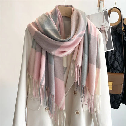 Soft Fringe Winter Scarf