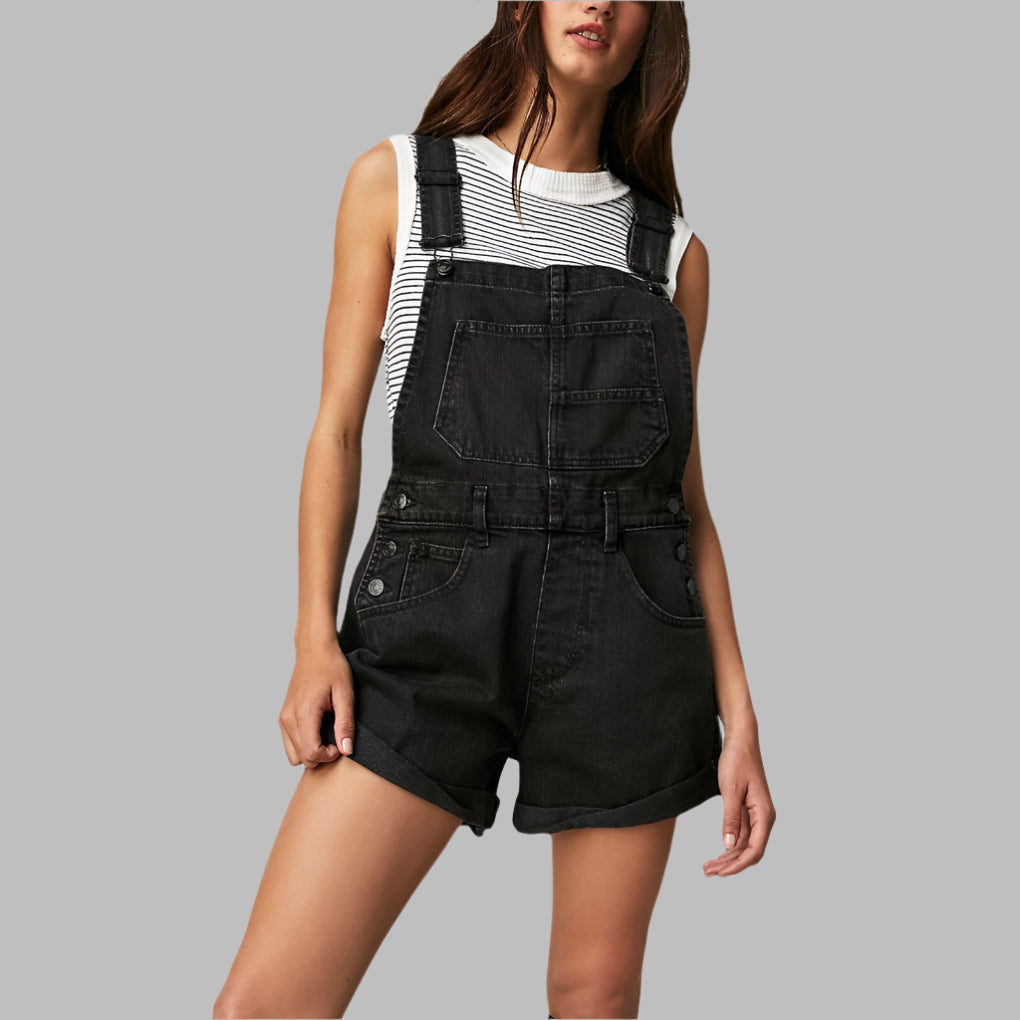 Summer Denim Romper Women's Casual Wear