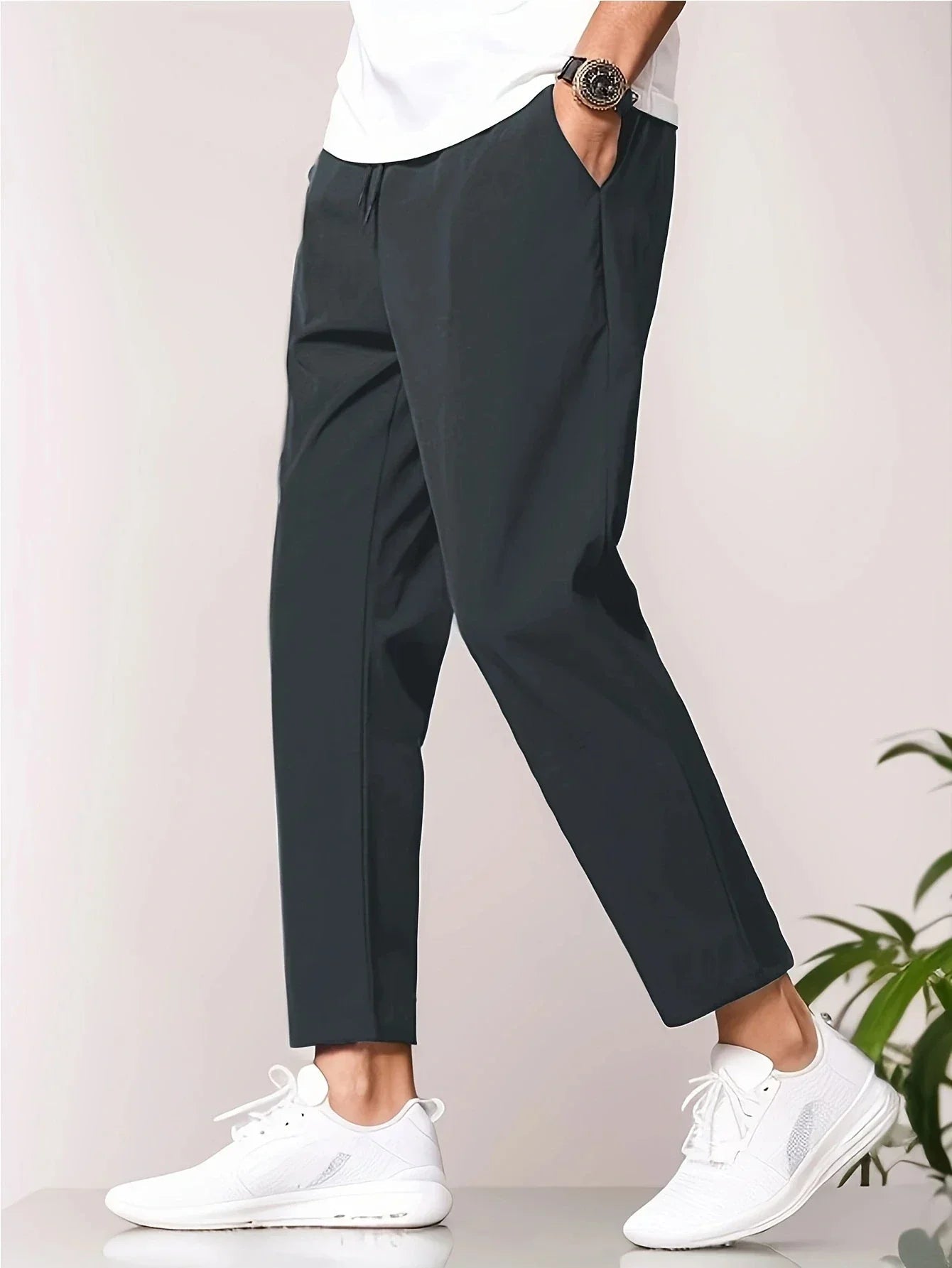 Comfortable Slim Fit Casual Pants - Olytrend
