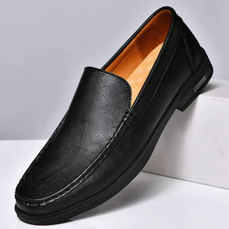 Smart Leather Mens Slip On Shoes