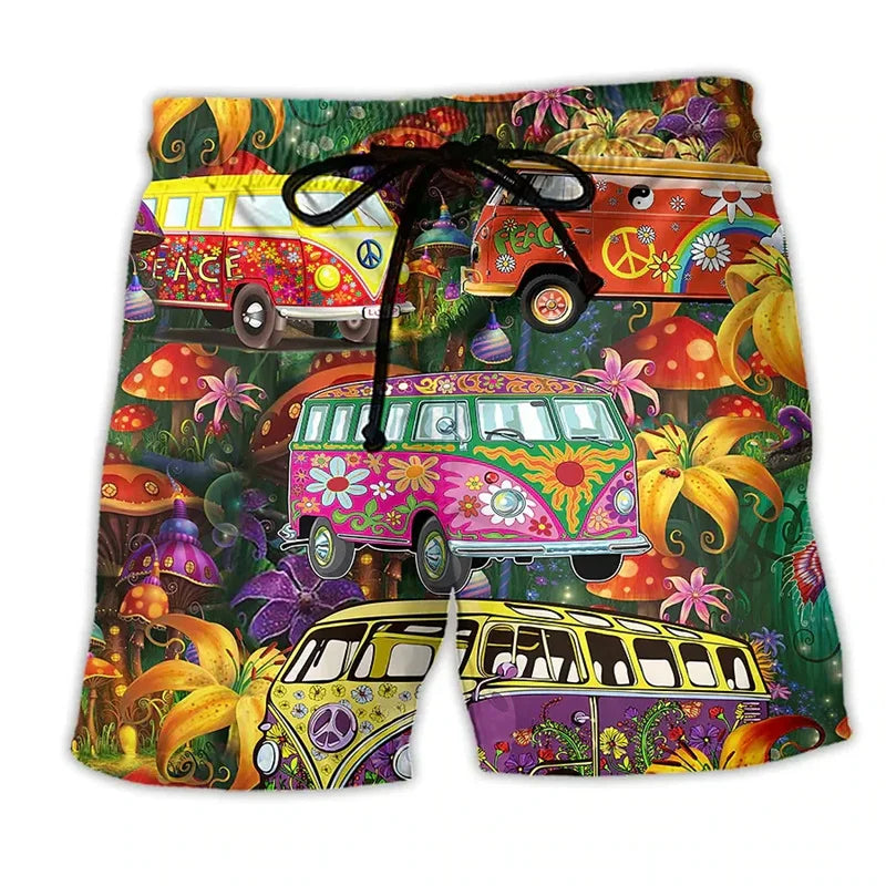 Men's Quick Dry Beach Shorts – Comfort Fit – Elastic Waist - Nocini