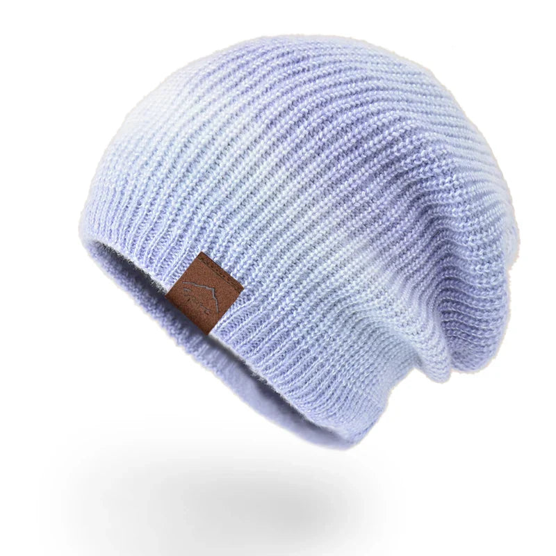 Colorful Texture Knit Beanie