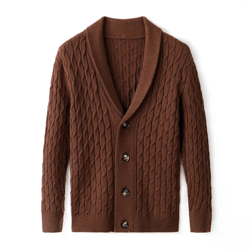Cozy Cable Knit Cardigan Sweater