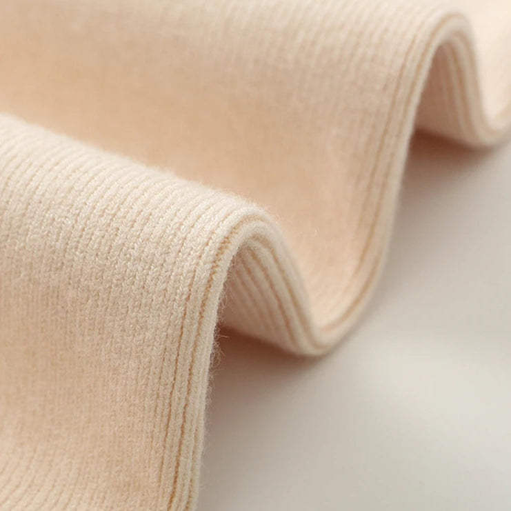 Comfortable Elastic Waist Knit Pants