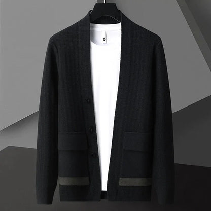 Soft Oversized Men's Cardigan Sweater - Nocini