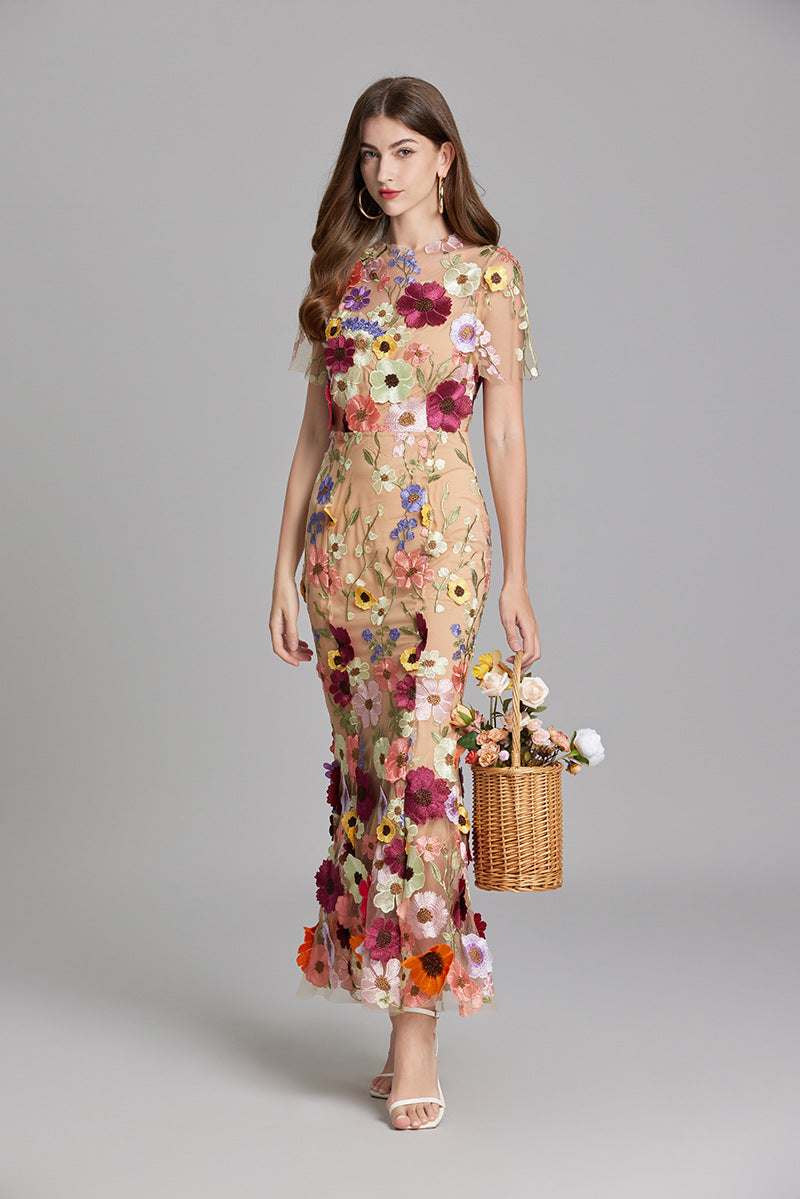Lightweight Floral Ladies Summer Dress