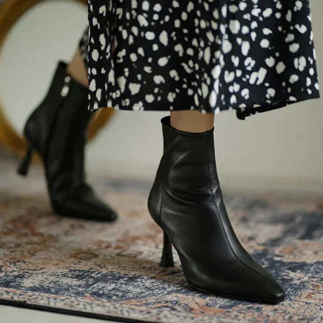 Low Heel Ankle Boots