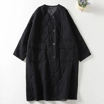Warm Quilted Winter Coat for Women - Soft Casual Fit