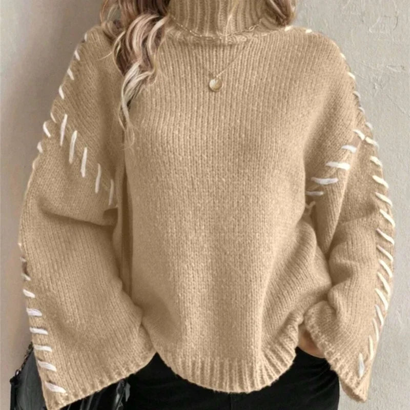 Casual Fit Crew Neck Pullover Sweater