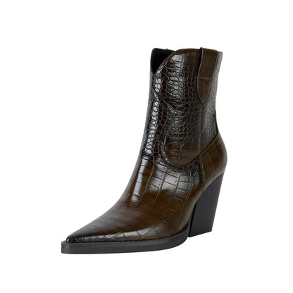 Han Westy Low Heel Ankle Boots