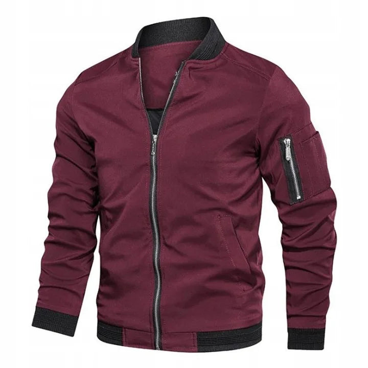 Men's Zip Up Flight Jacket