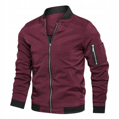 Men's Zip Up Flight Jacket
