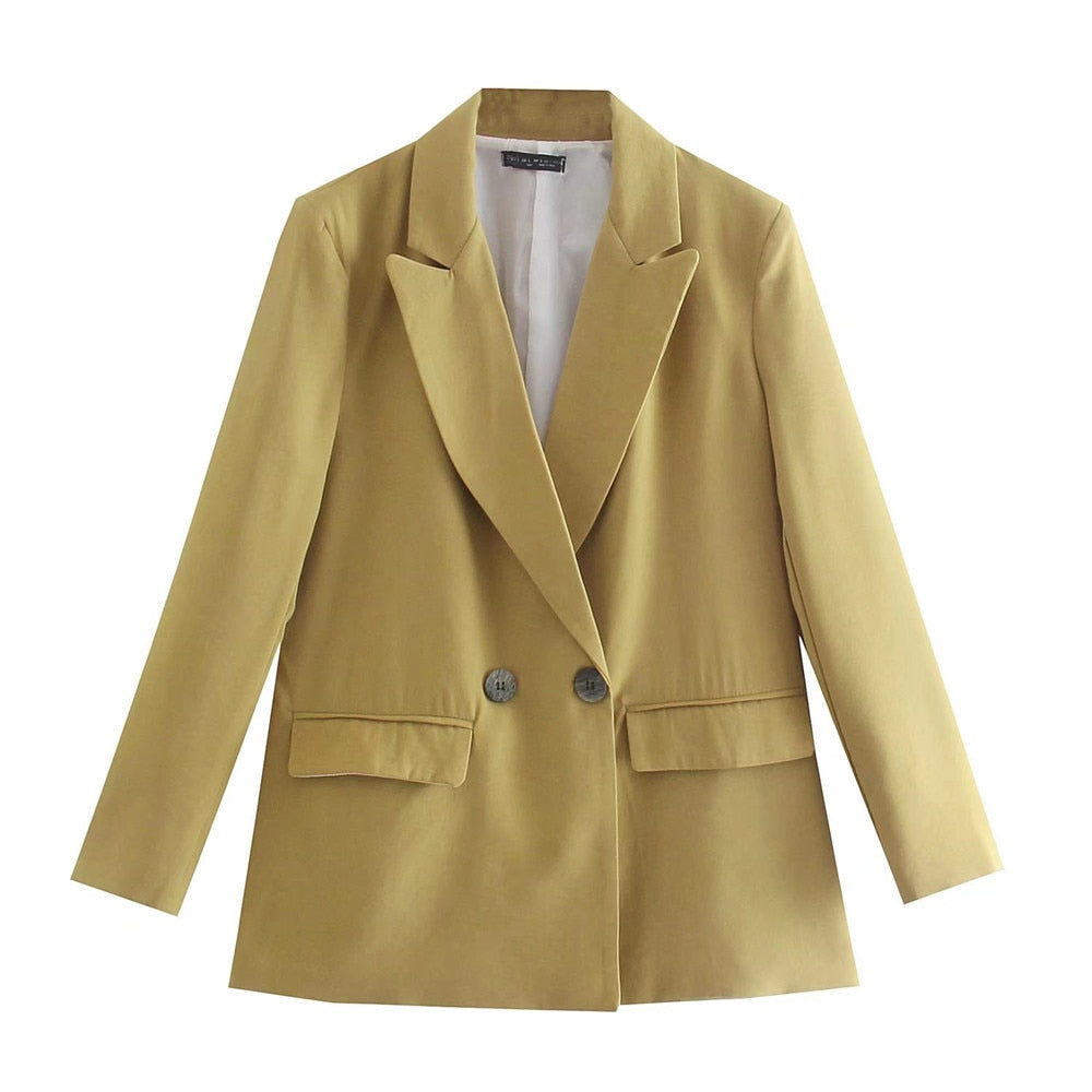 Classic Women's Double Breasted Jacket