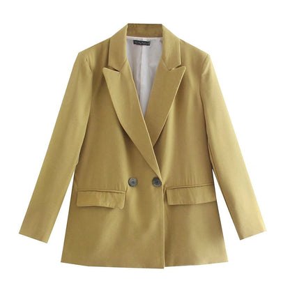 Classic Women's Double Breasted Jacket