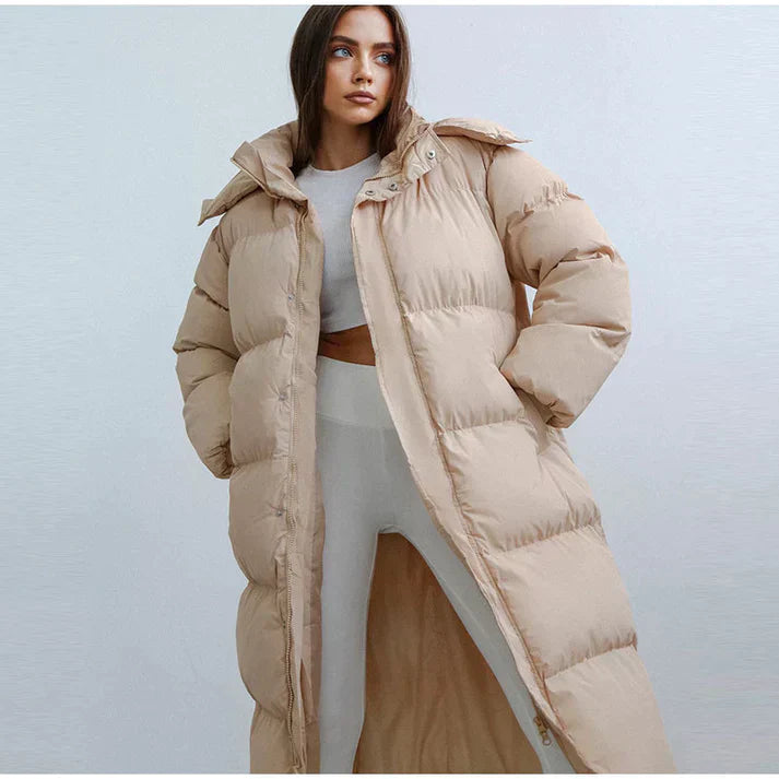 Warm Women's Down Filled Parka Coat