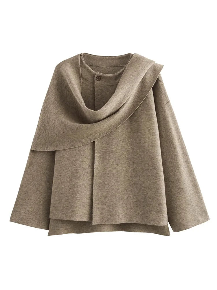 Chic One Side Button Trench Coat