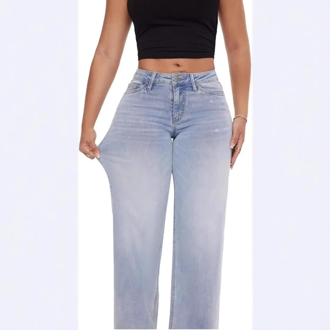 Comfortable Loose Fit Women's Jeans