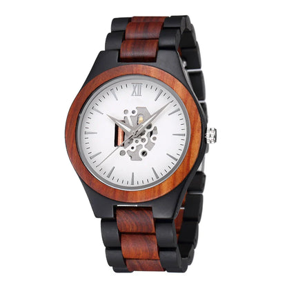 Classic Wooden Round Analog Watch