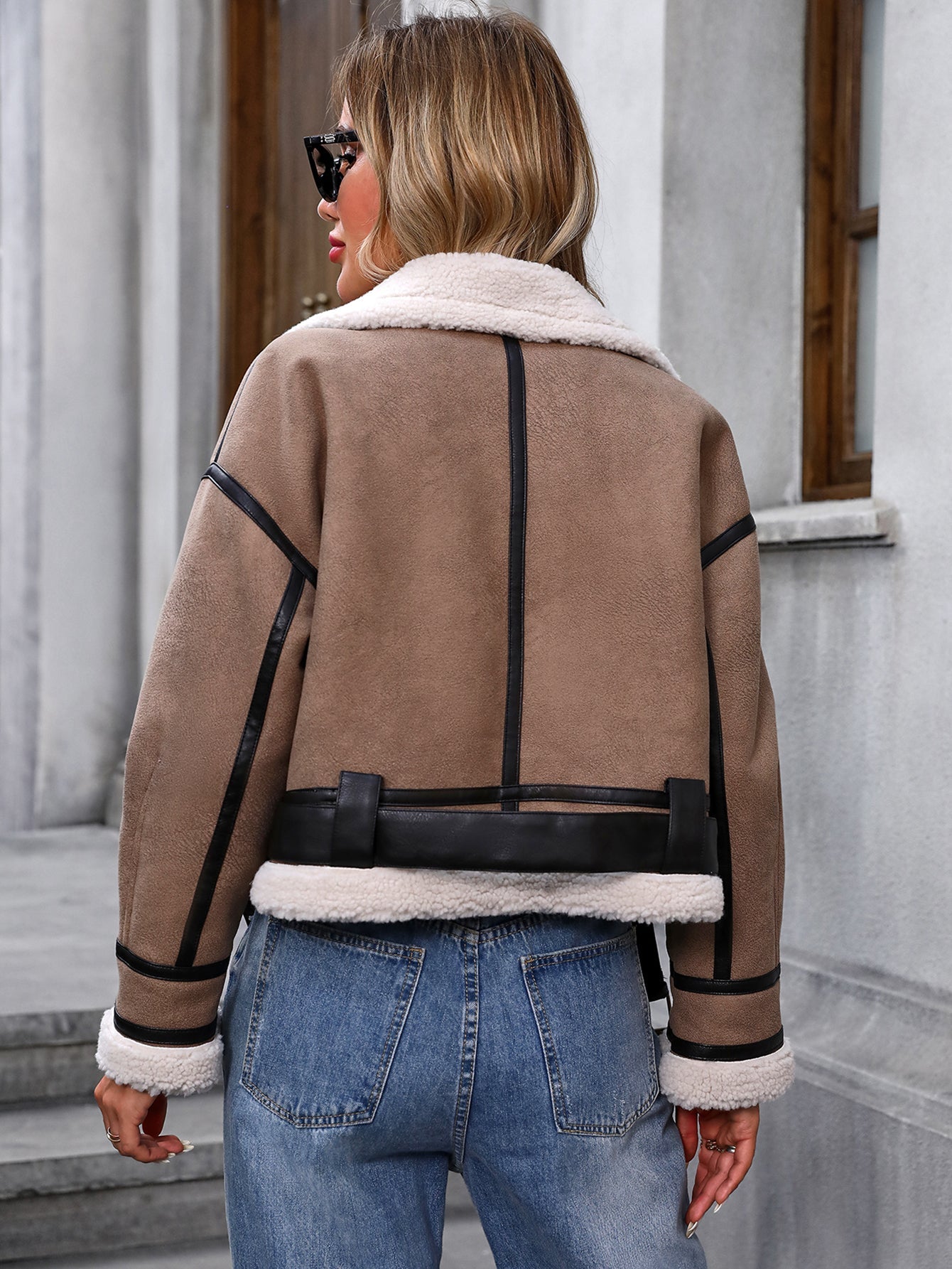 Short Fuzzy Winter Jacket