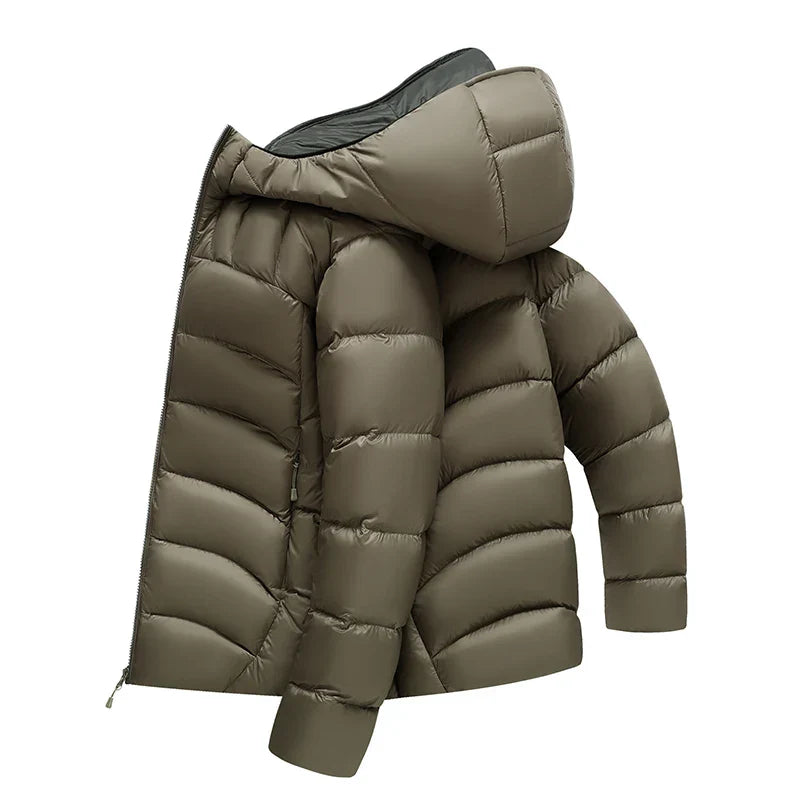 Warm Quilted Hooded Puffer Jacket
