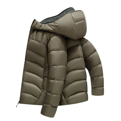 Warm Quilted Hooded Puffer Jacket
