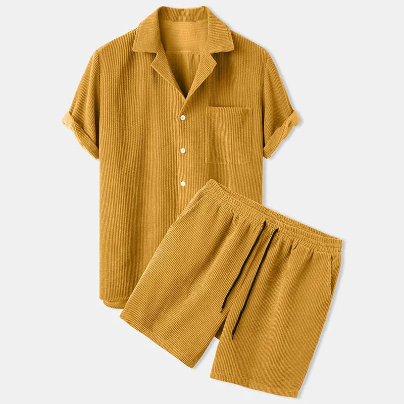 Breathable Casual Men's Summer Outfit Set - Olytrend