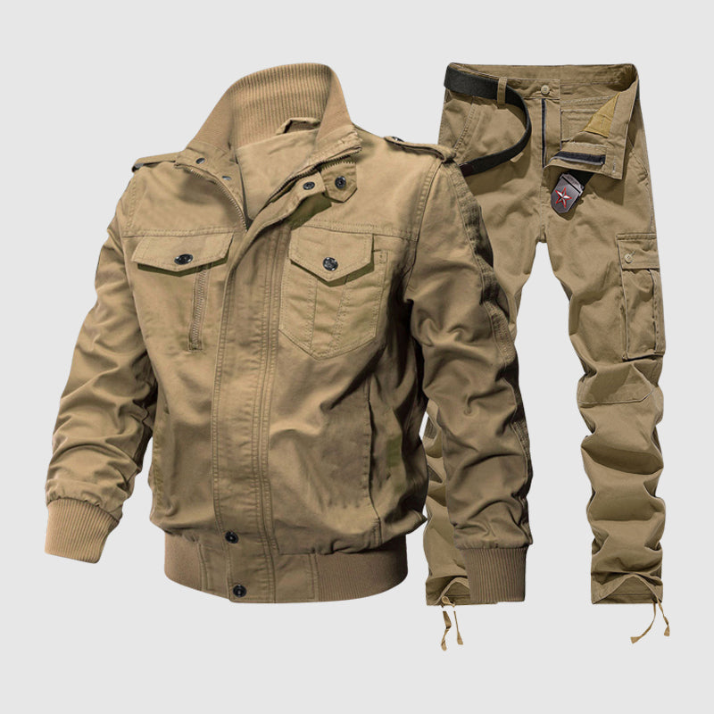 Comfortable Casual Cargo Suit Set - Nocini