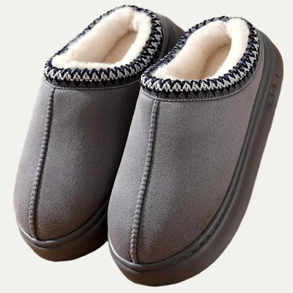 Soft Leather Slippers for Women - Warm & Stylish Fit