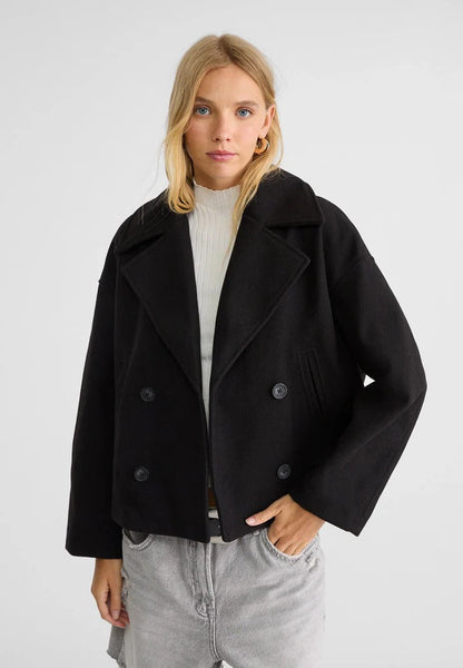 Classic Double Button Short Coat