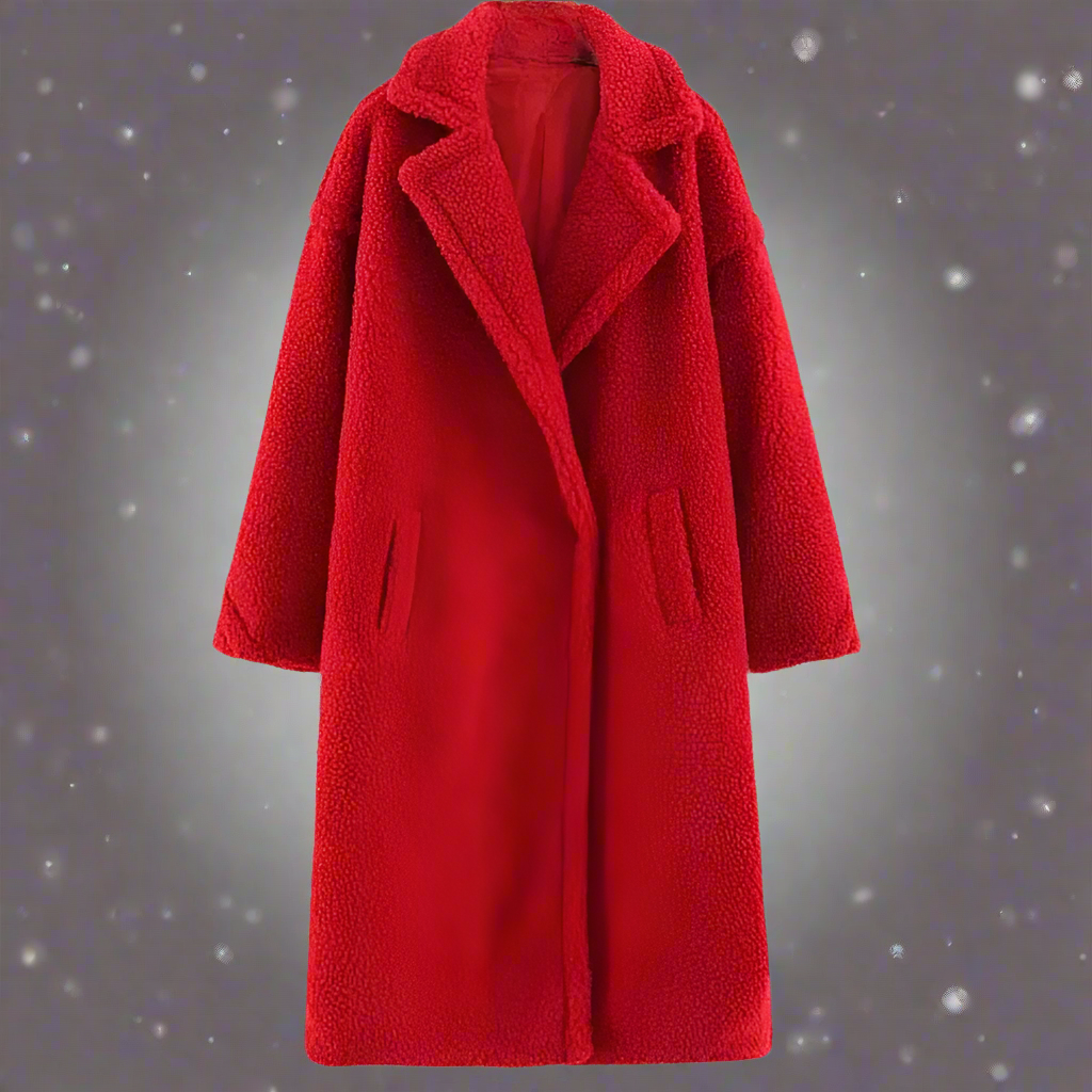 Soft Faux Fur Long Women's Coat