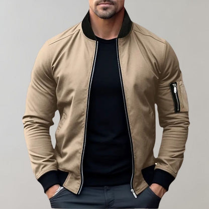 Men's Classic Slim Fit Bomber Jacket