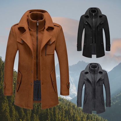 Stylish Men's Coat with Classic Look - Olytrend