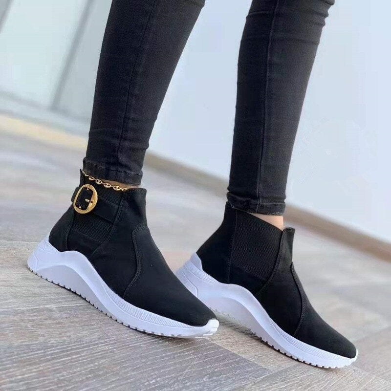 Stylish Block Heel Ankle Boots for Women