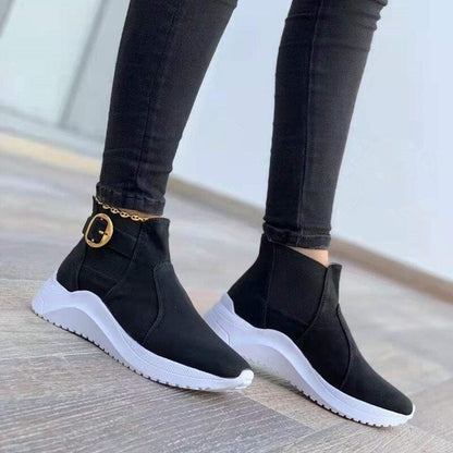 Stylish Block Heel Ankle Boots for Women
