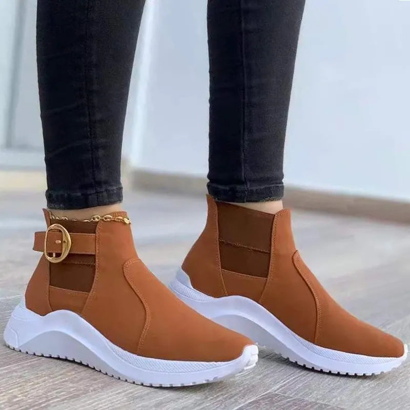 Stylish Block Heel Ankle Boots for Women - Nocini