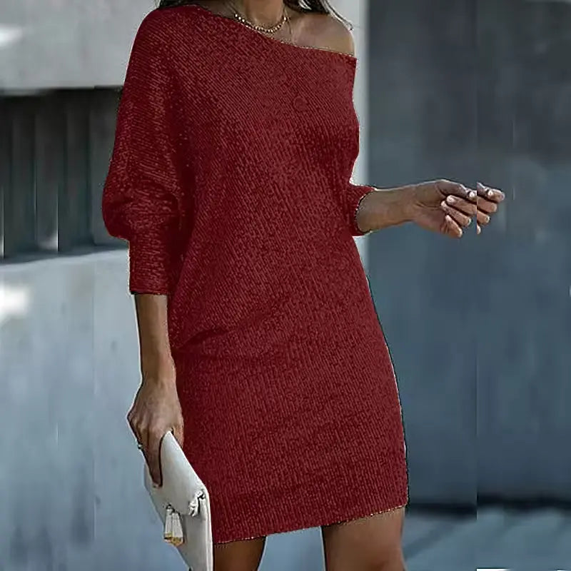 Glittering Sequin Cocktail Dress for Women