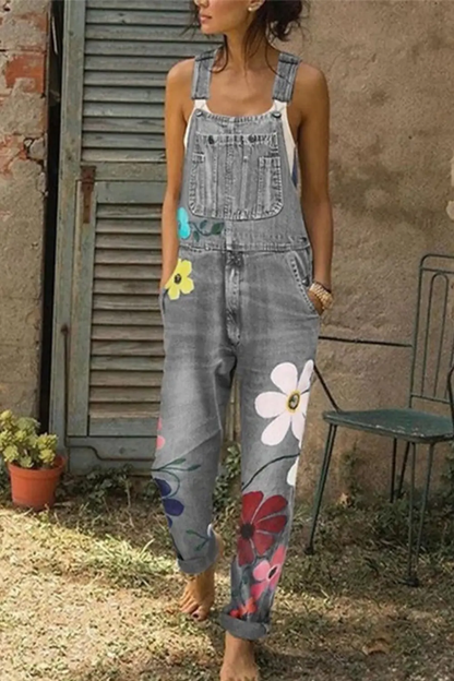Women's Casual Denim Romper - Nocini