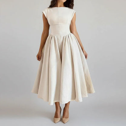 Nina | Chic Summer Sleeveless Midi Dress - Olytrend