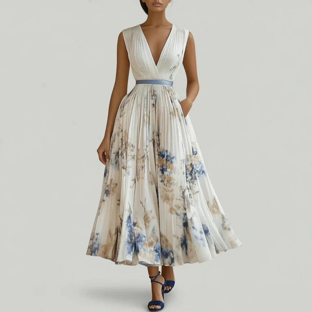 Casual Cap Sleeveless Summer Dress for Ladies - Olytrend