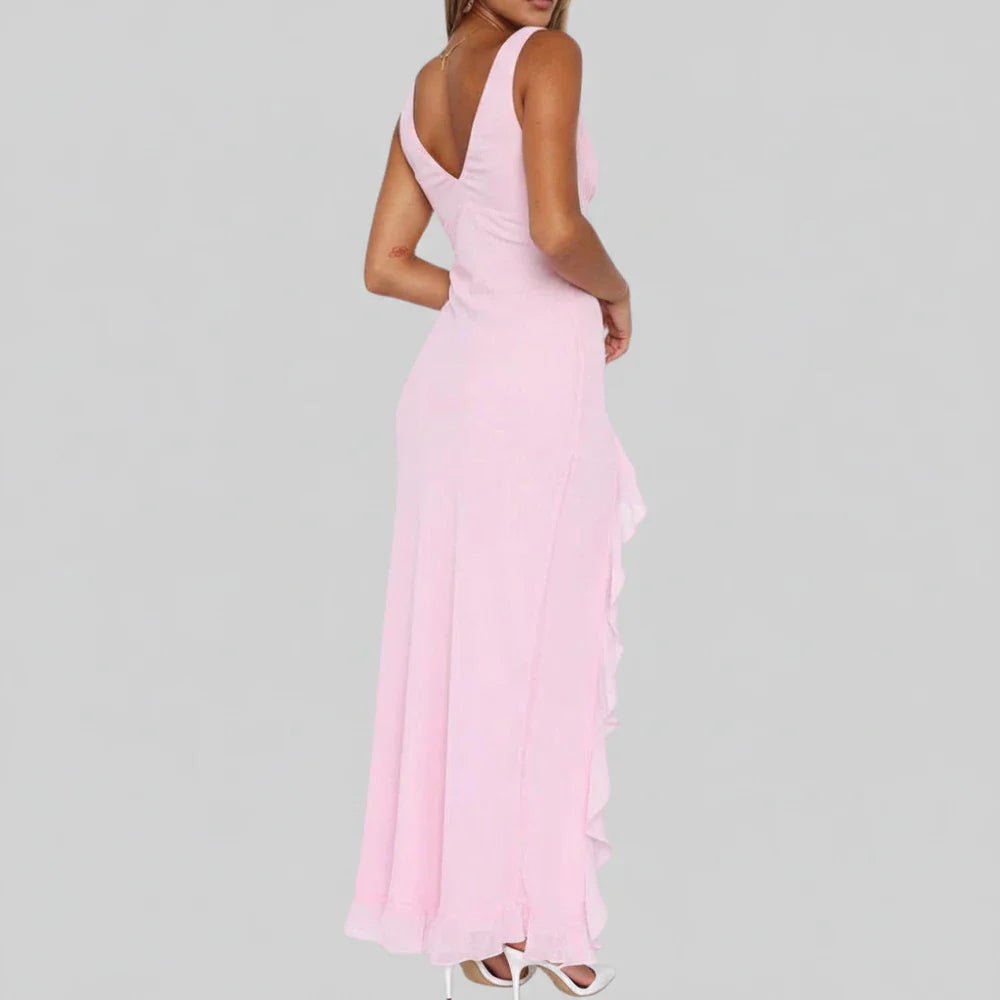 Strapless Summer Floor Length Dress for Women