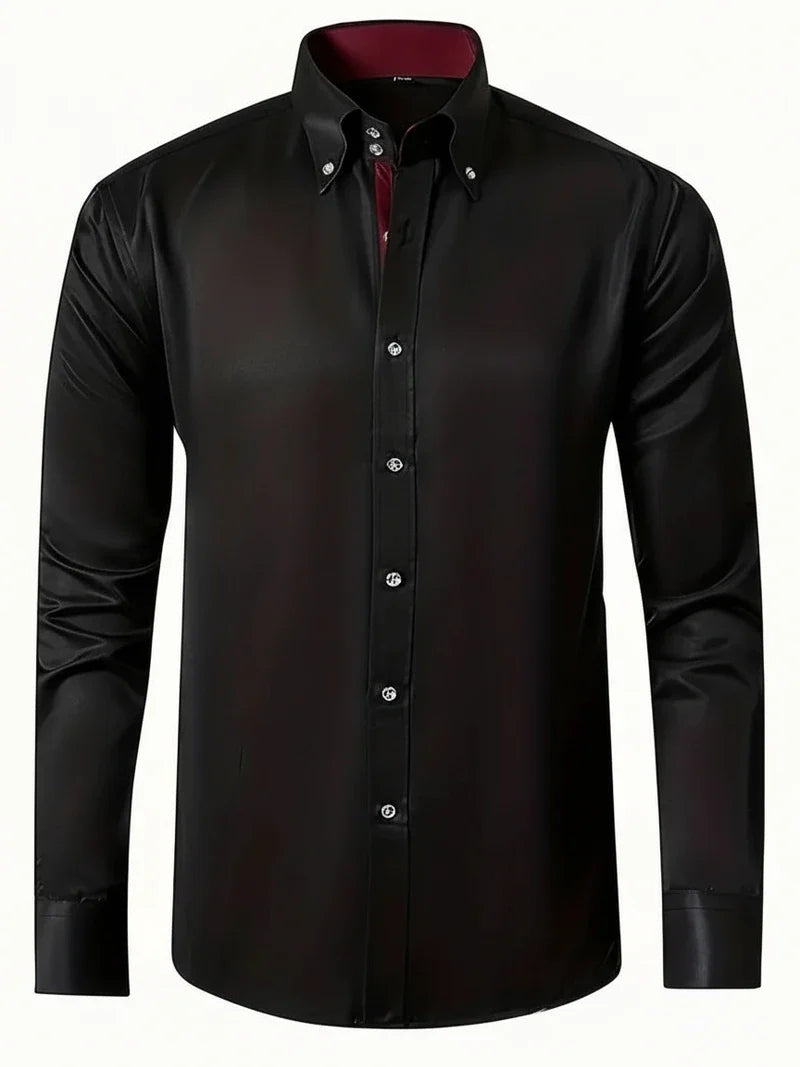 Tailored Fit Mens Dress Shirt - Olytrend