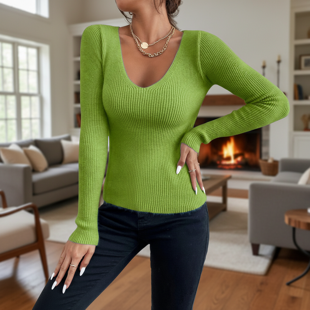 Classic Fit Cable Knit Sweater - Pexav