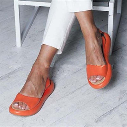 Comfortable Open Toe Slingback Shoes for Women