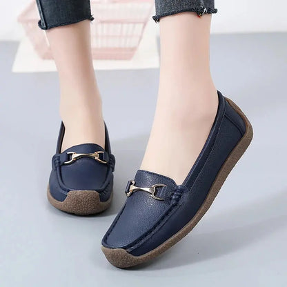 Elegant Womens Slip On Moccasin Shoes