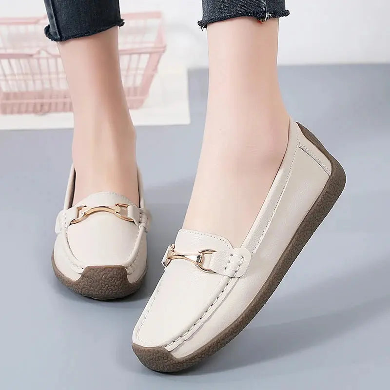 Classic Women's Loafers - Comfortable Slip On Shoes - Nocini