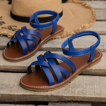 Comfortable Cross Strap Women's Summer Sandals