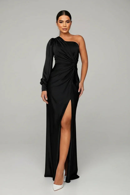 Chic Off Shoulder Long Evening Dress for Women