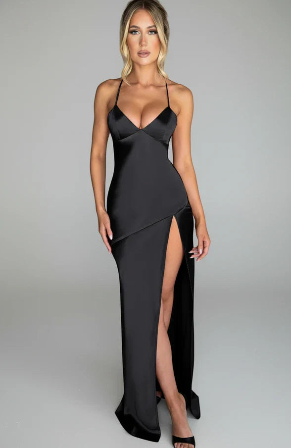 Elegant V Neck Summer Maxi Dress