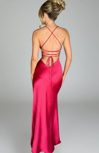 Elegant V Neck Summer Maxi Dress